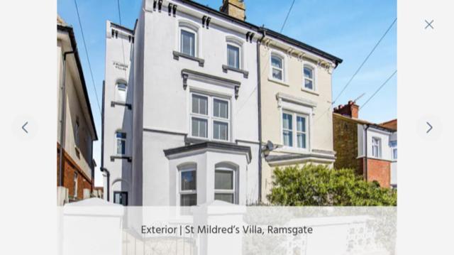 St Mildreds Villa, Ramsgate Royal Harbour, Kent Exterior foto