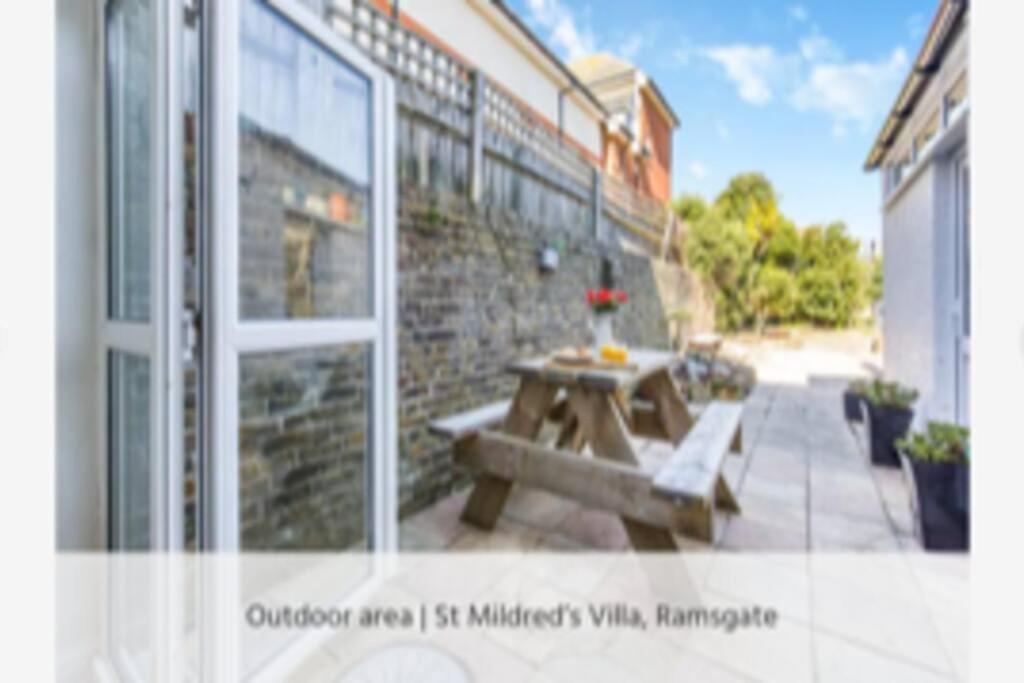 St Mildreds Villa, Ramsgate Royal Harbour, Kent Exterior foto