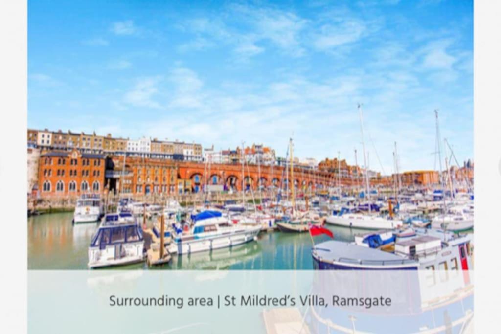 St Mildreds Villa, Ramsgate Royal Harbour, Kent Exterior foto